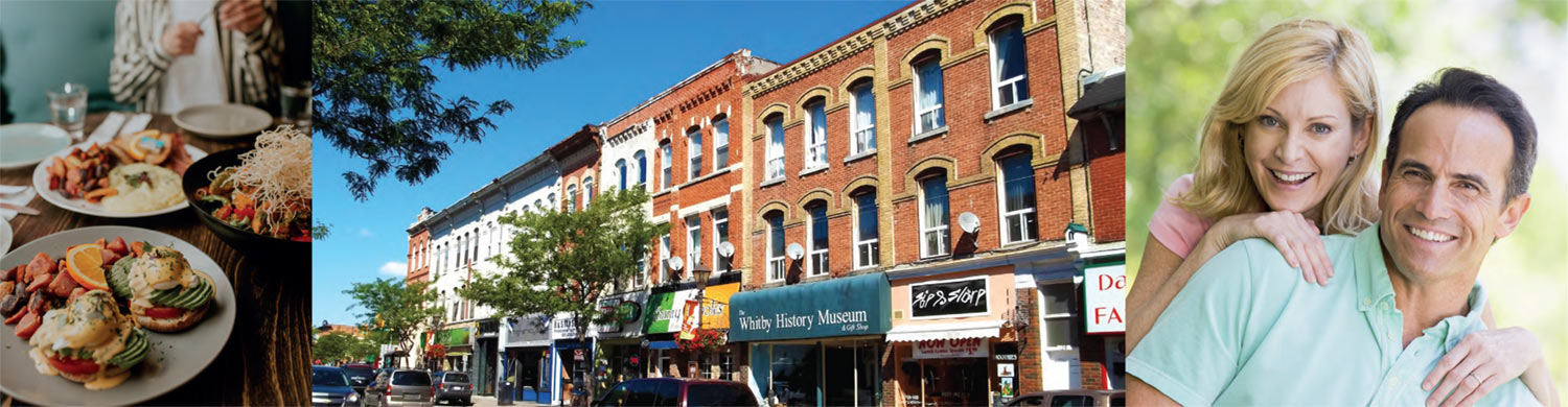 Town of Whitby Whitby town and lifestyle photo collage